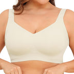 🔥 Bestseller | Bügelloser Jelly-BH für Damen – Volle Abdeckung, bequemer, gepolsterter Alltags-BH ohne Bügel 