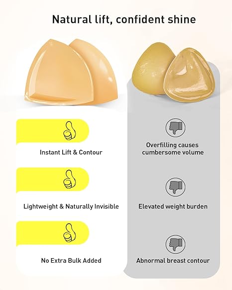 🔥 Bestseller | Unsichtbarer Lift – Patentierte, selbstklebende BH-Einlagen verhindern das Herausrutschen der Brustwarzen. Kein Nähen erforderlich. Für tief ausgeschnittene Oberteile. Damenmode.
