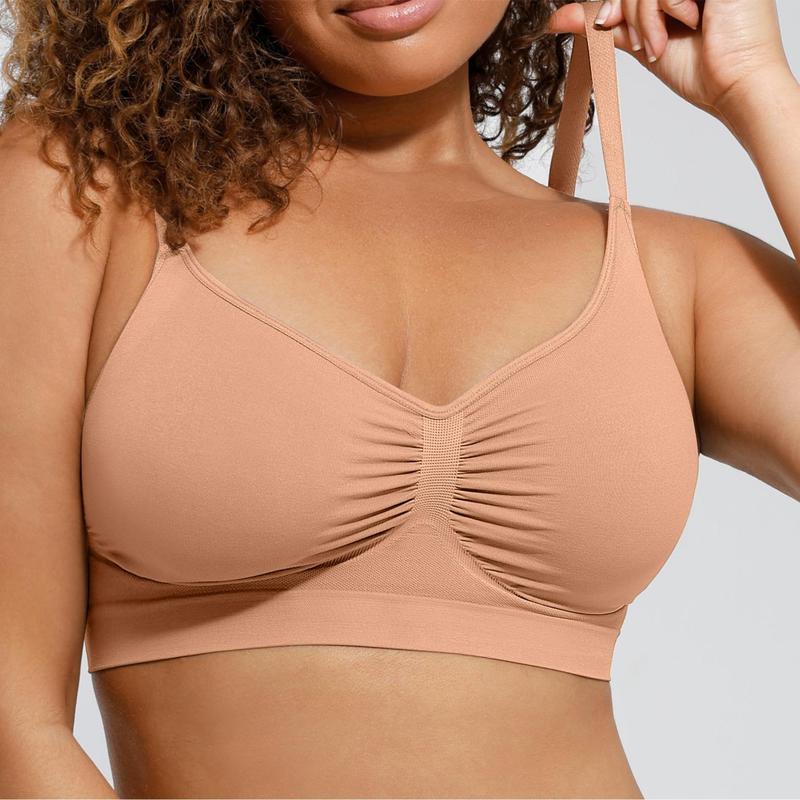 ⚡Blitzangebot 👍Nahtloser, kabelloser Damen-Bralette 🔥 Ungefütterter Komfort-BH für jeden Tag