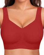 🔥 Bestseller | Bügelloser Jelly-BH für Damen – Volle Abdeckung, bequemer, gepolsterter Alltags-BH ohne Bügel 
